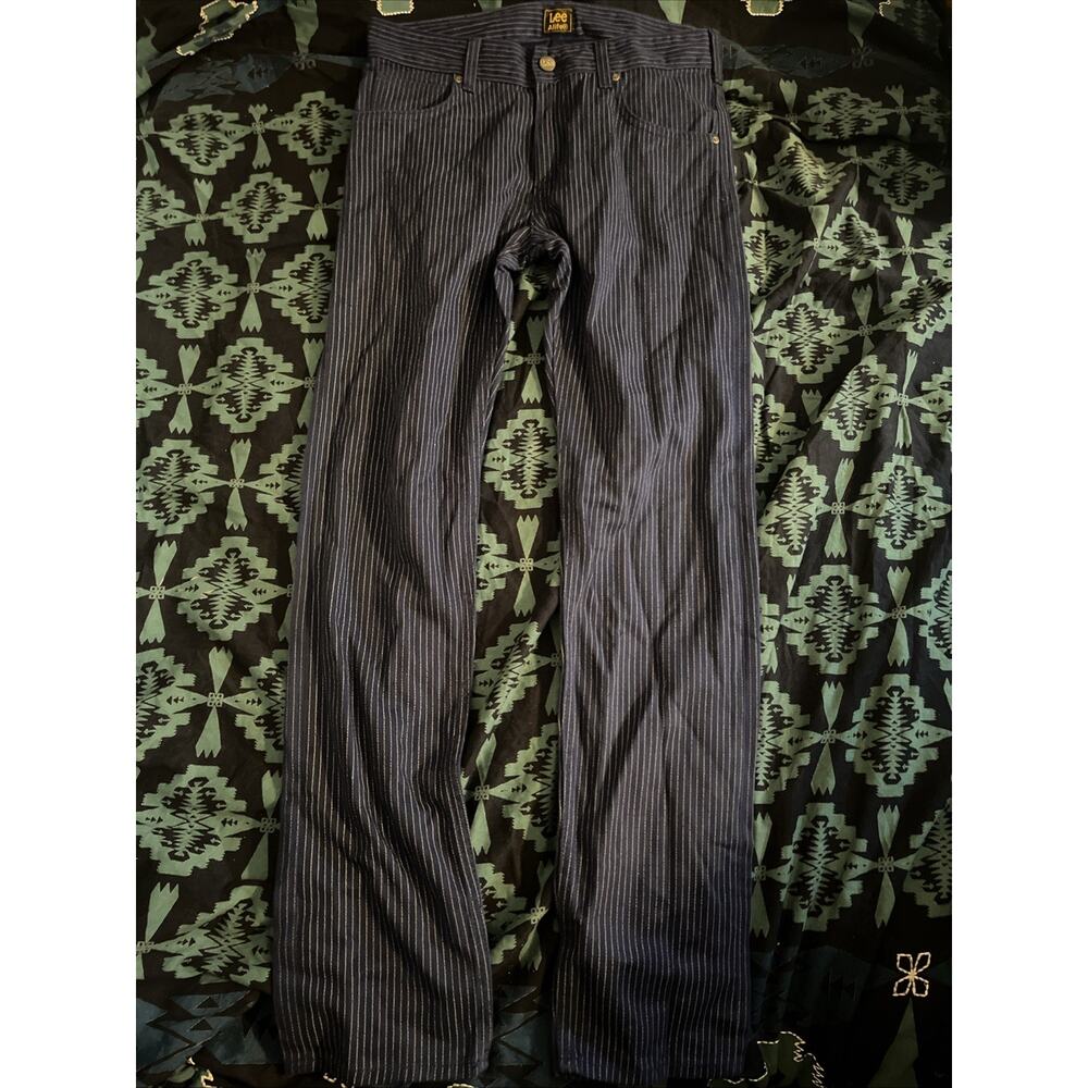 Lee Alife/Shop Art Museum Mens Jeans 30x32 striped pants USA denim